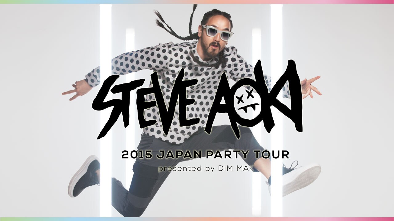 Iflyer Steve Aoki 15 Japan Party Tour Cake Me Crazy At Usen Studio Coast Tokyo