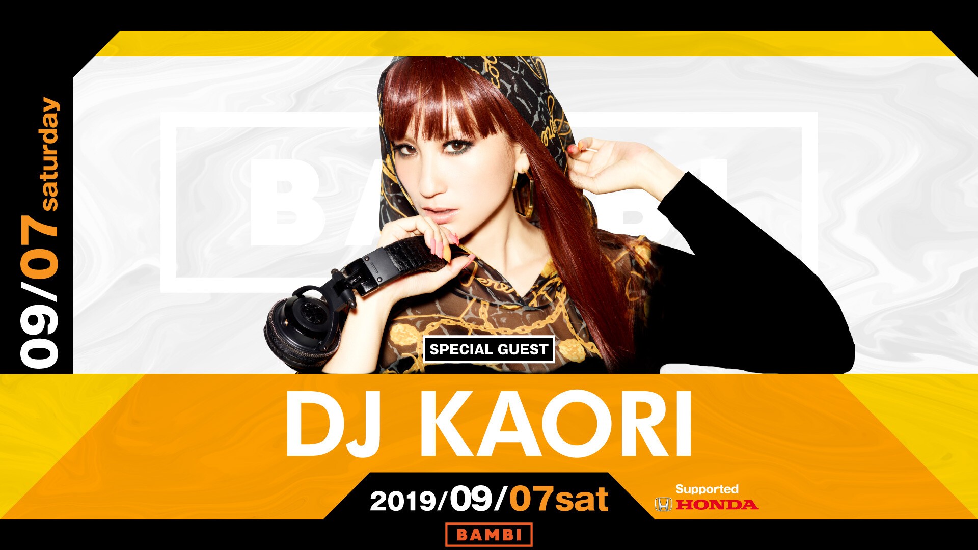 Iflyer Special Guest Dj Kaori Bambi 大阪府