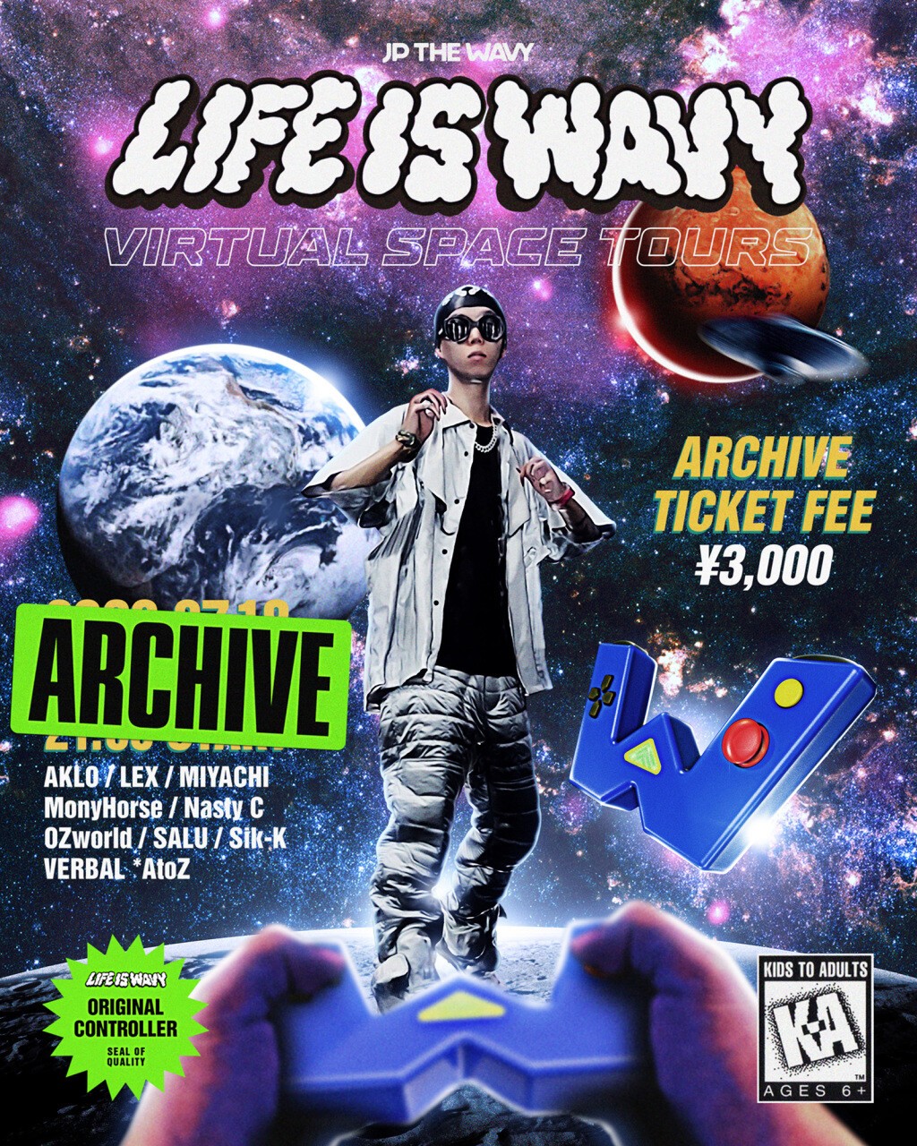 Life Is Wavy Virtual Space Tours Zaiko