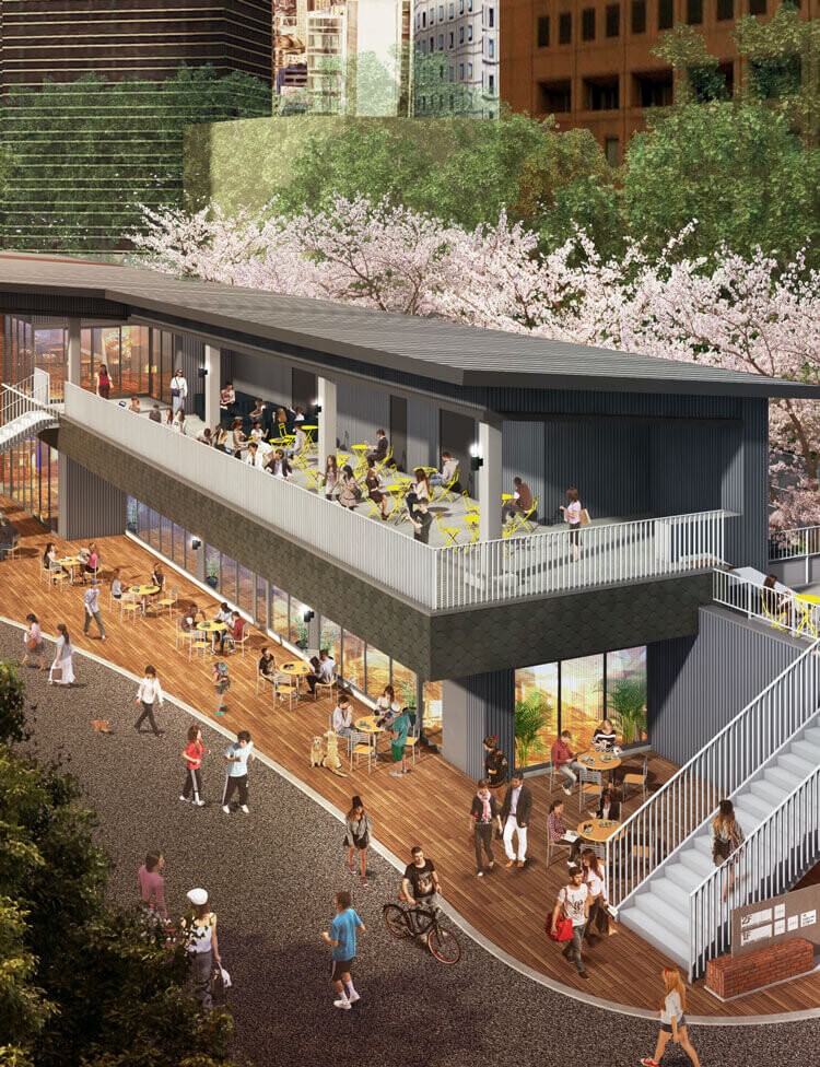 Iflyer 新宿中央公園にテラスレストラン カフェ アウトドアフィットネスが楽しめる新交流施設 Shuknova シュクノバ がオープン