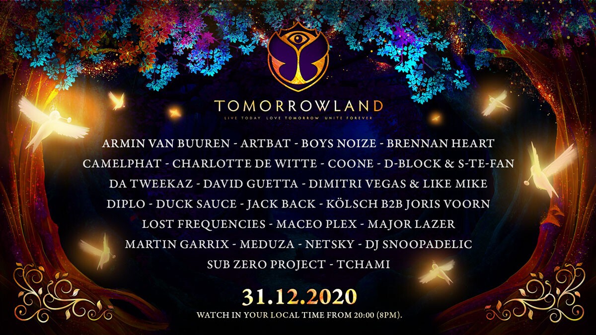 Iflyer Tomorrowland 大晦日開催のカウントダウン ヴァーチャルフェス Tomorrowland 31 12 チケット発売開始