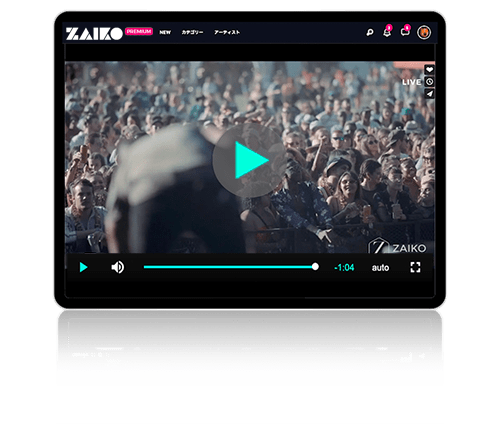 Subscription Based Live Video Content Distribution Service Zaiko Premium