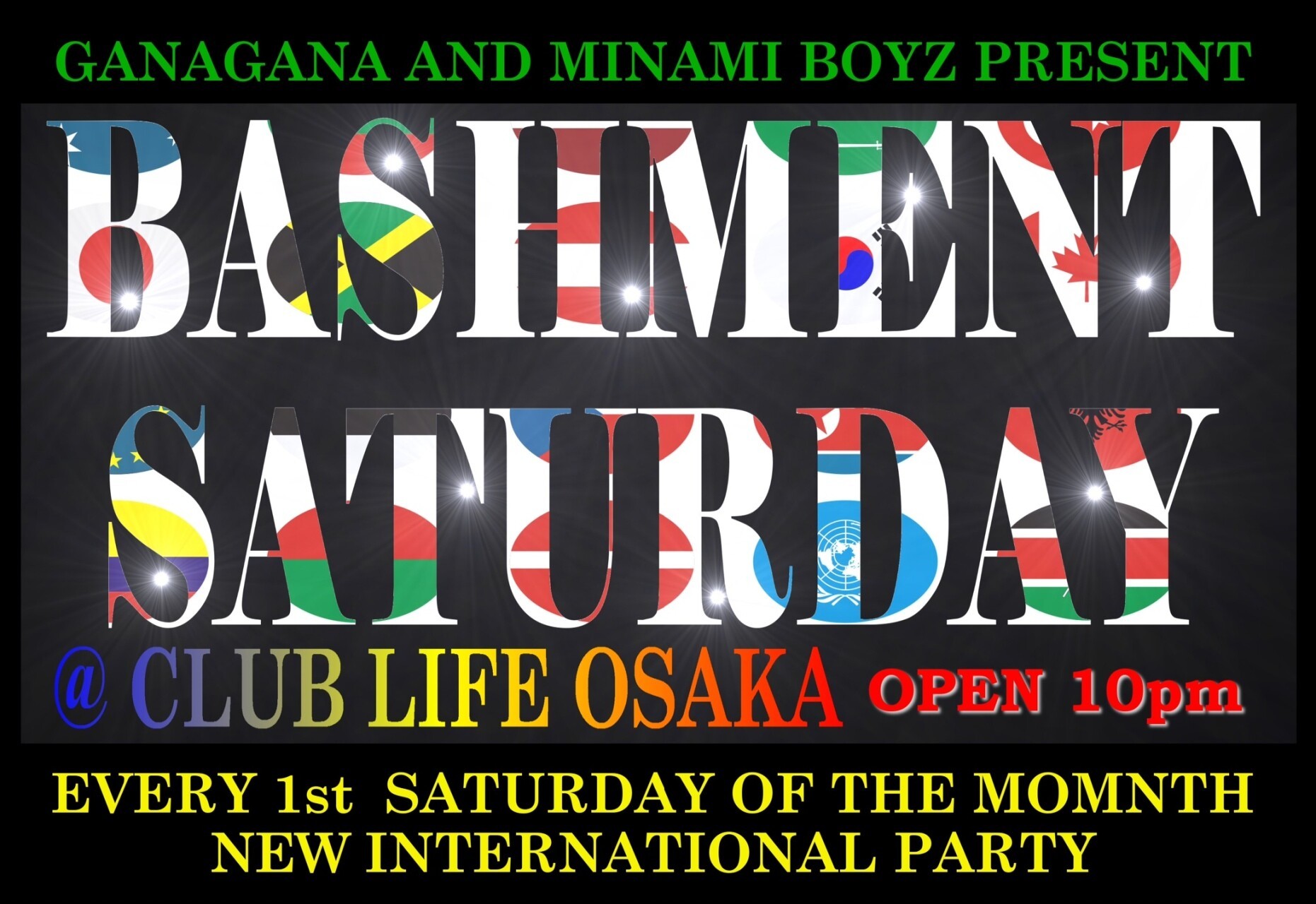 Iflyer Gana Gana Birthday Bash Japan Tour July 3 Tokyo July 7 Osaka At Club Life Osaka