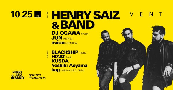 Iflyer Henry Saiz Band Vent 東京都