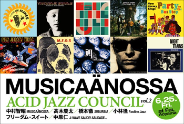 Iflyer Musicaanossa Acid Jazz Council Vol 2 At Fai Aoyama Tokyo
