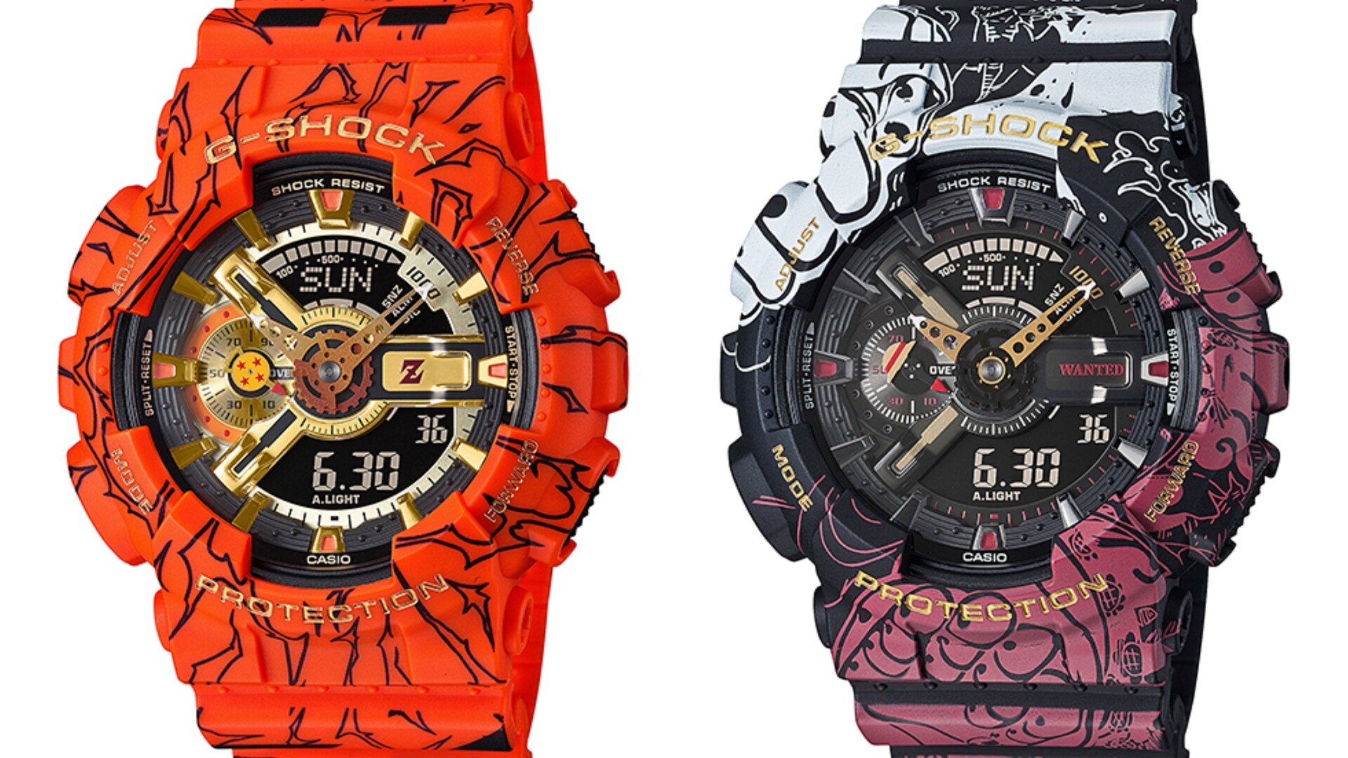 Iflyer 大人気の G Shock に ドラゴンボールz One Piece ２種類のコラボモデルが新登場