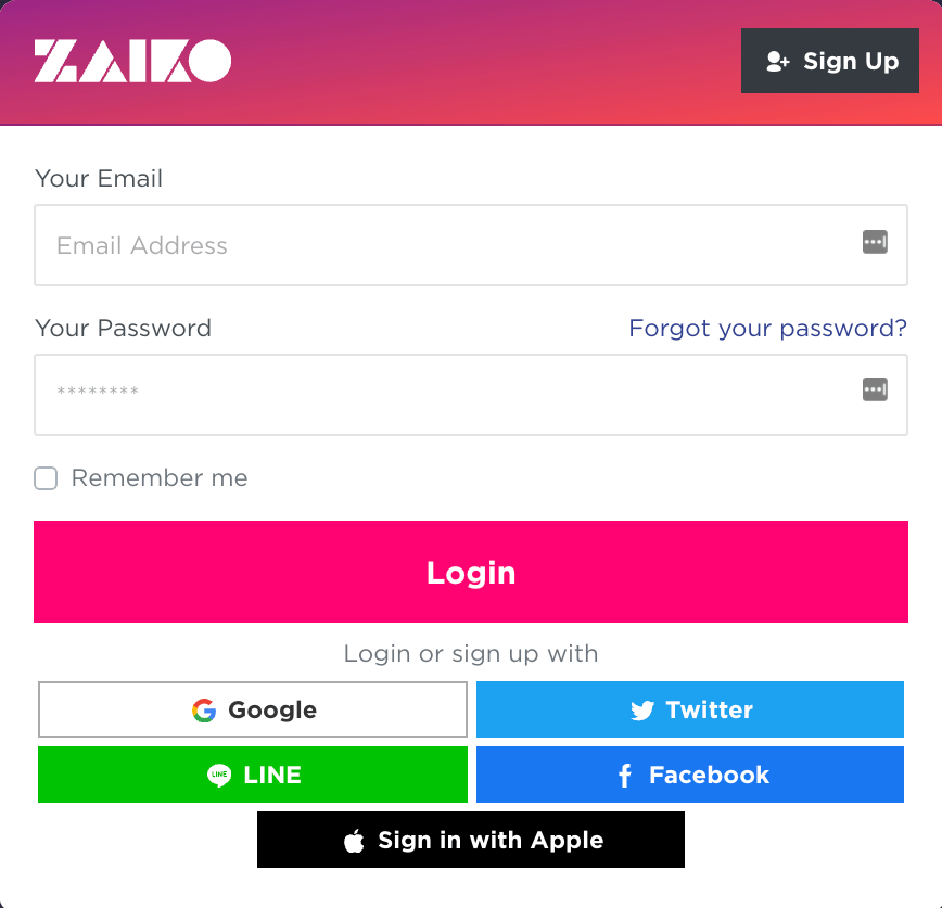 Frequently Asked Questions Zaiko