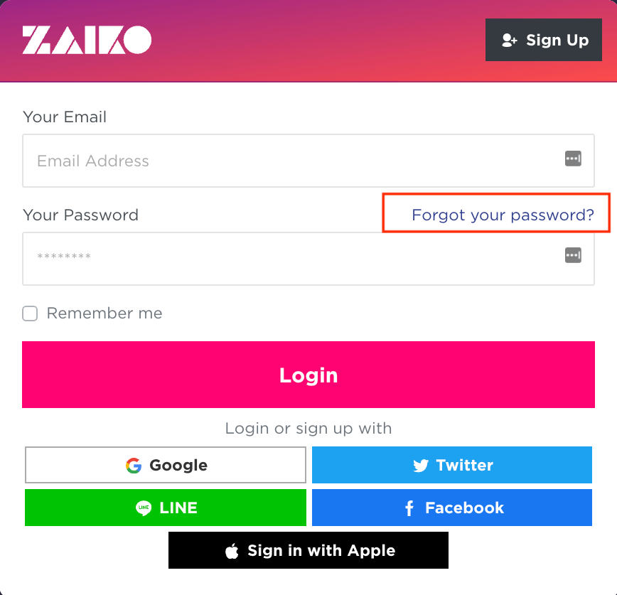 Frequently Asked Questions Zaiko