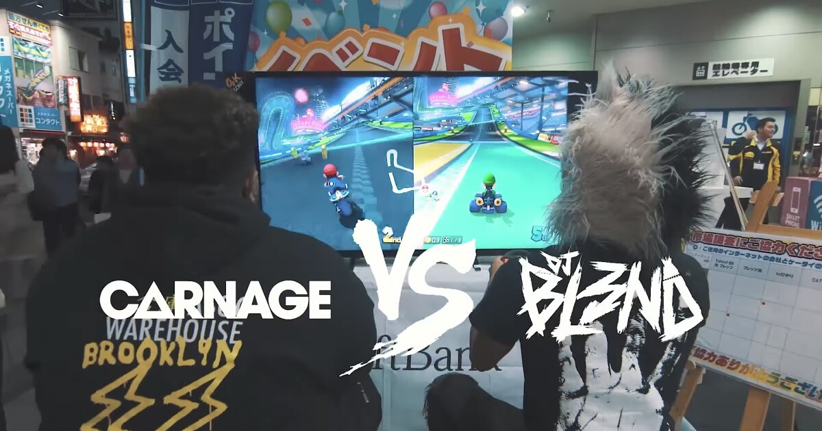 CarnageとDJ Bl3ndがマリオカート対決！DJ Bl3ndがジャパンツアーの様子をまとめたビデオを公開！ - iFLYER