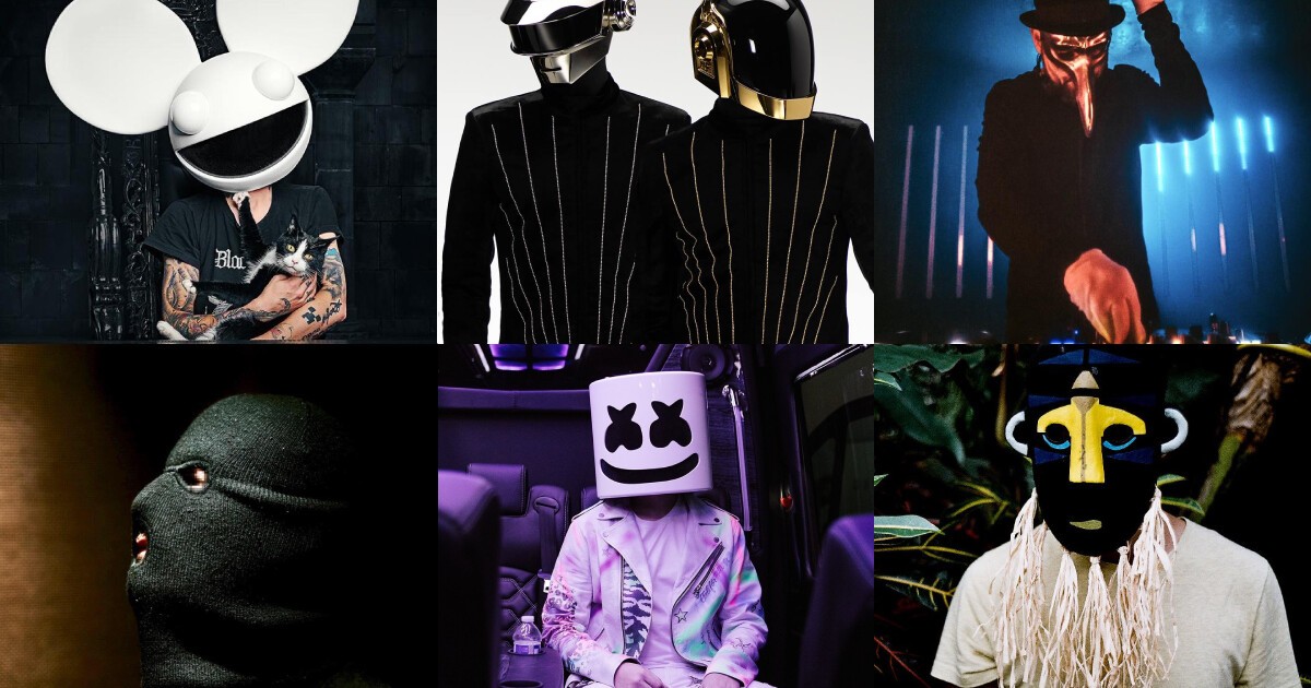 Iflyer Daft Punk Marshmello Deadmau5など 6人のマスクdjに隠されたストーリーとは