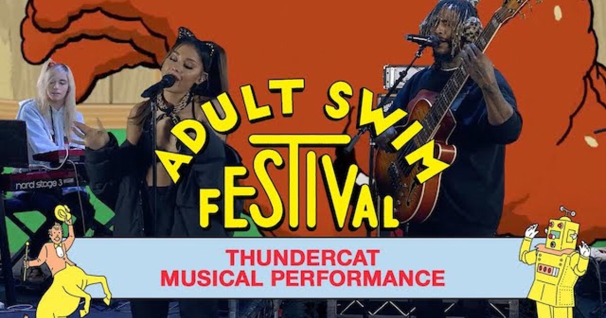 映像あり Ariana Grande アリアナ グランデ Thundercat サンダーキャット と猫耳を着けてadult Swim Festivalにて共演 Iflyer