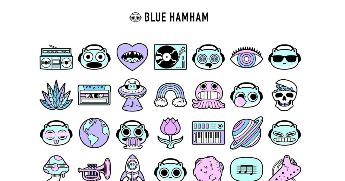 宇宙ハムスター四兄弟のblue Hamham ブルーハムハム が ブルーハムハムline絵文字 をリリース 超絶キュート過ぎて今すぐダウンロードするしかない Iflyer