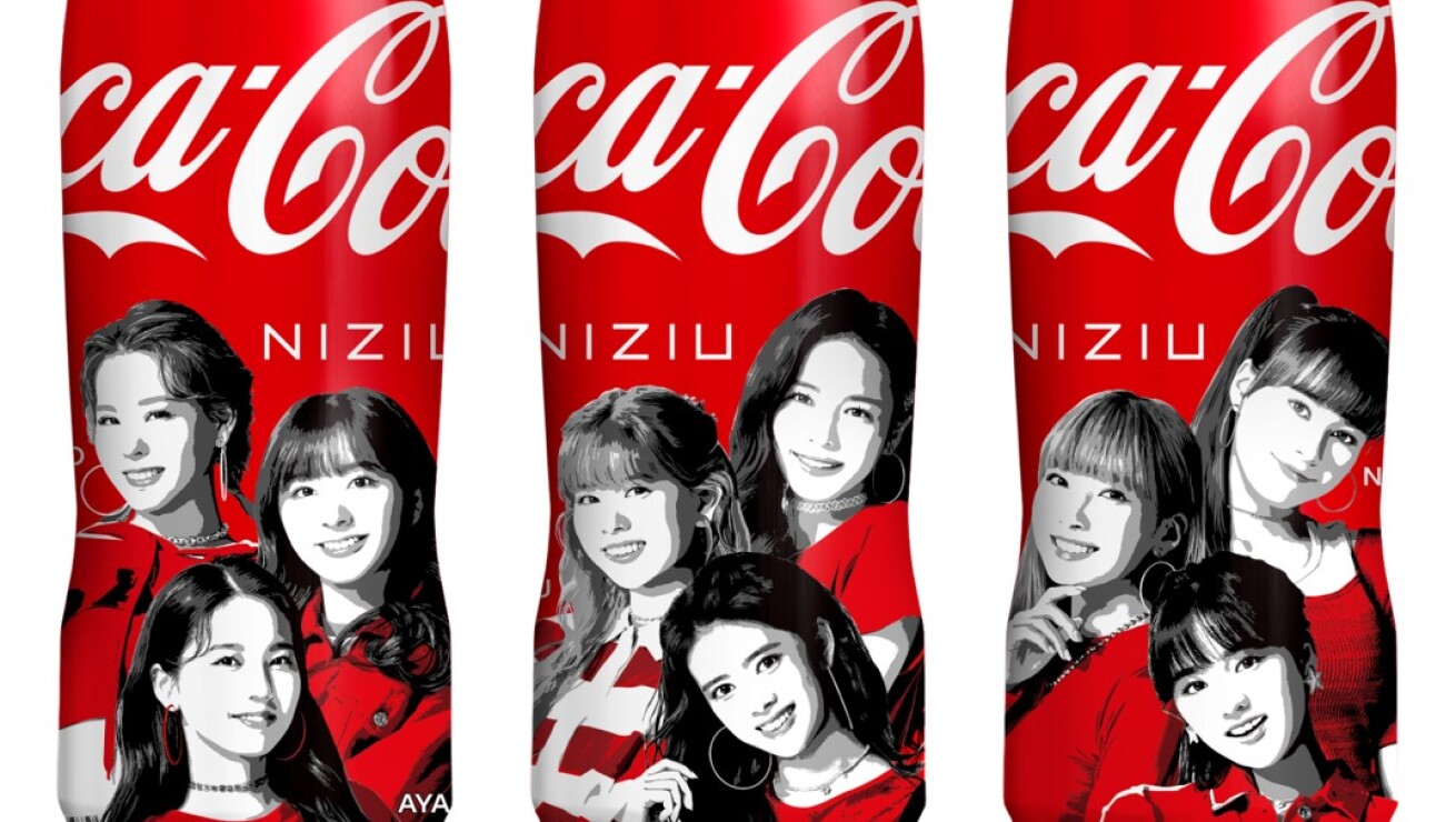 Iflyer Niziuのオリジナルデザインボトルが登場 コカ コーラ スリムボトル Niziuデザイン が8月2日 月 より全国で発売開始