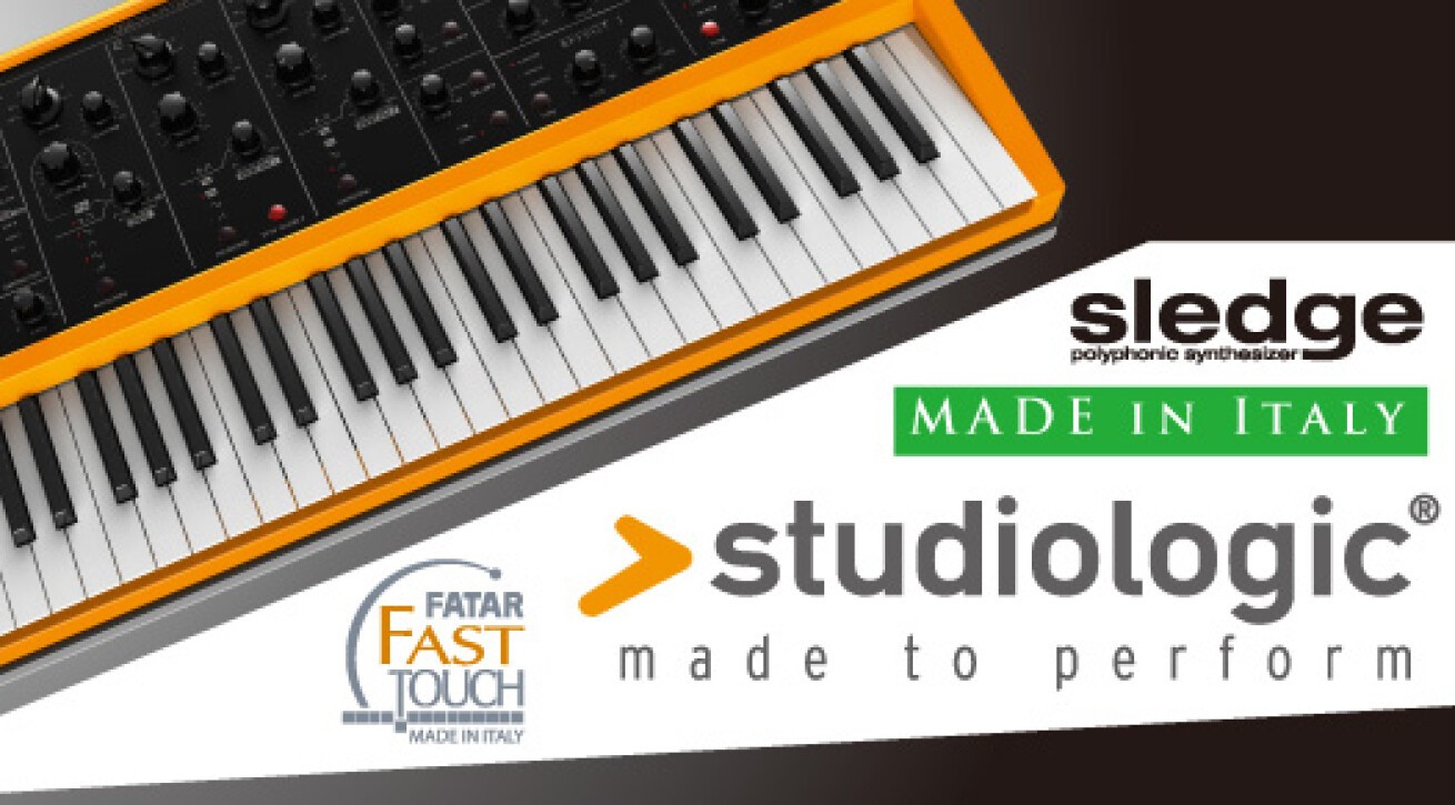 Iflyer 話題の黄色いシンセ Studiologic 製品 Sledge 13年1月11日発売