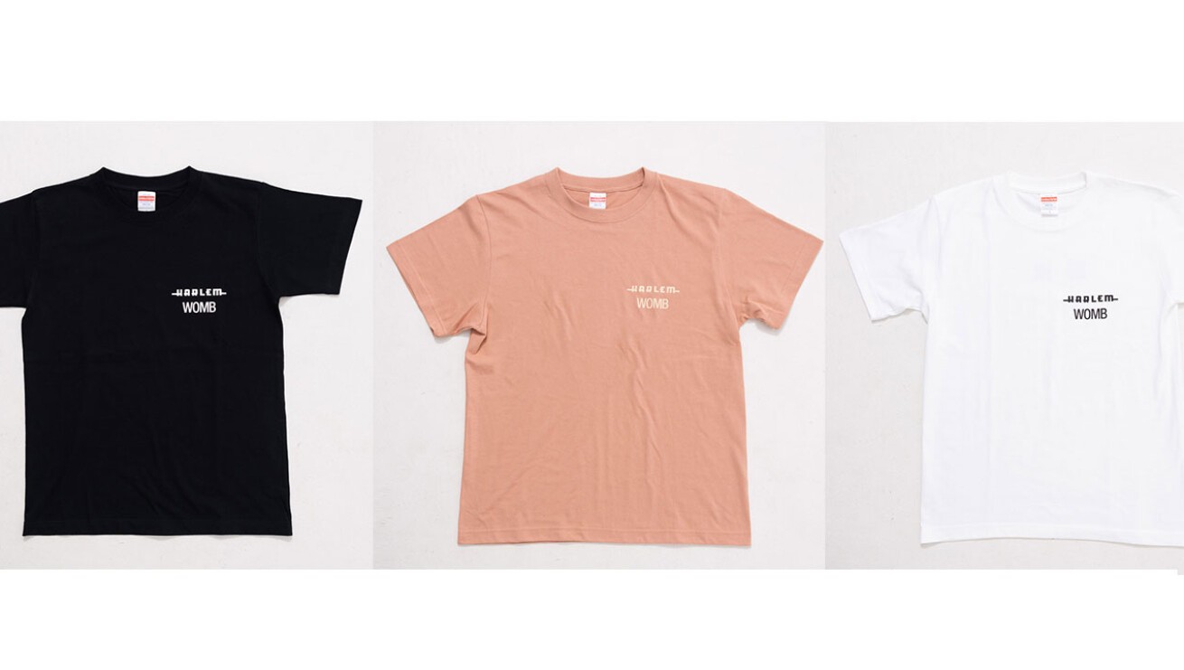 Iflyer 東京を代表するナイトクラブ Womb Harlem のコラボtシャツが販売開始